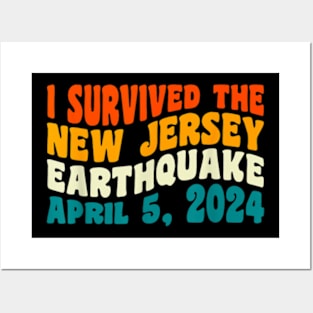 I Survived The New Jersey 4.8 Magnitude Earthquake Posters and Art